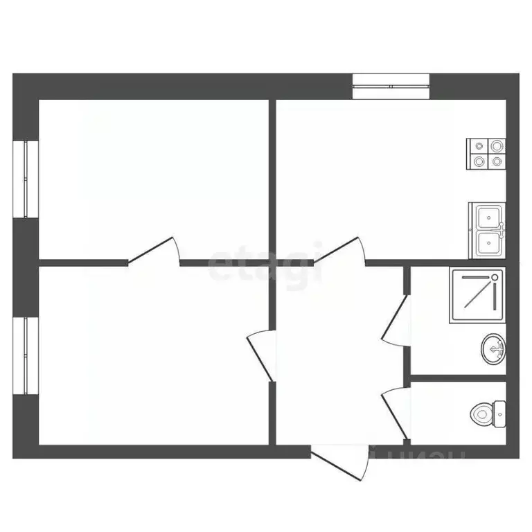 Комната Ростовская область, Ростов-на-Дону, Нахичевань ул. 6-я Линия, ... - Фото 1