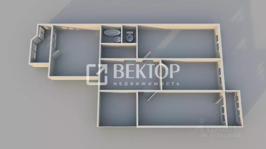 3-к кв. Костромская область, Кострома Малышково мкр, проезд ... - Фото 2