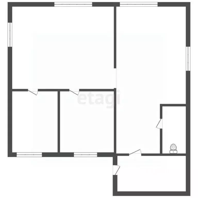 Дом в Челябинская область, пос. Увельский ул. Горького, 55 (49 м) - Фото 2