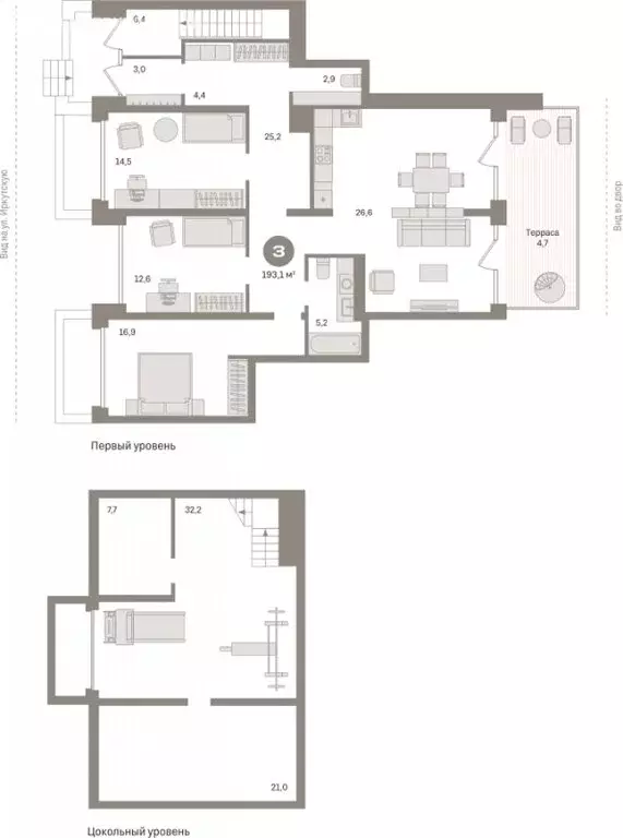 3-комнатная квартира: Екатеринбург, улица Шаумяна, 30 (193.06 м) - Фото 0