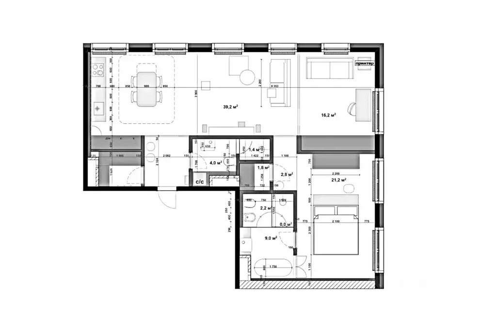 3-к кв. Москва Цветной бул., 32А (110.0 м) - Фото 1