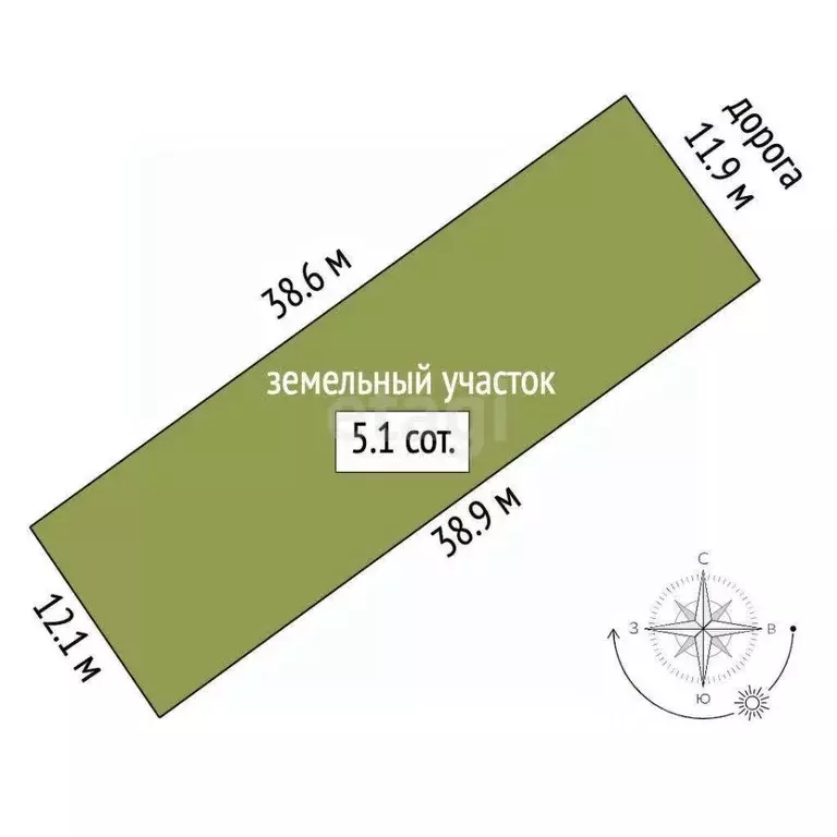 Участок в Севастополь ул. Кедрина, 93 (5.06 сот.) - Фото 1