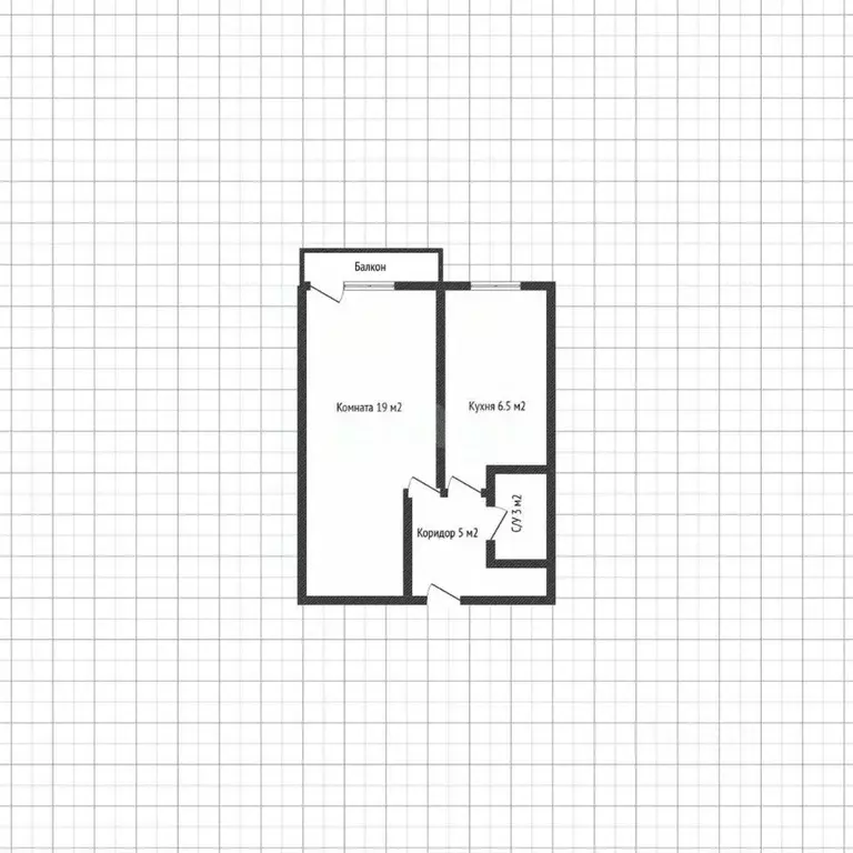 1-к кв. Адыгея, Майкоп ул. Димитрова, 13 (33.0 м) - Фото 1
