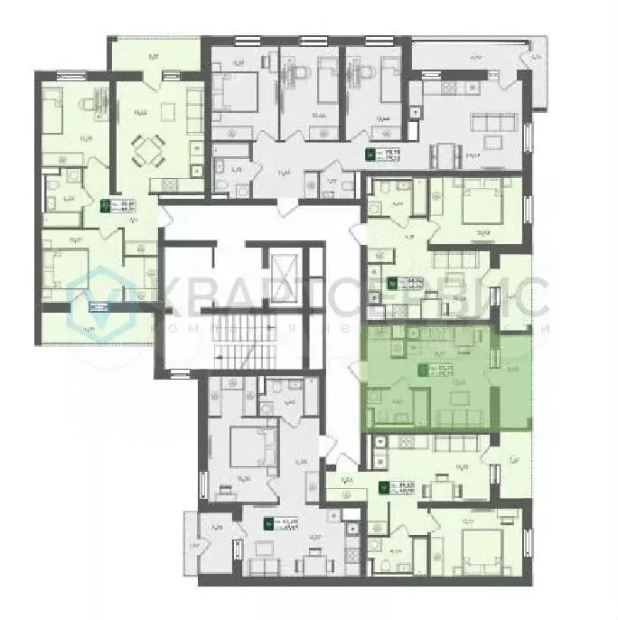 Квартира-студия, 28,7 м, 4/5 эт. - Фото 0