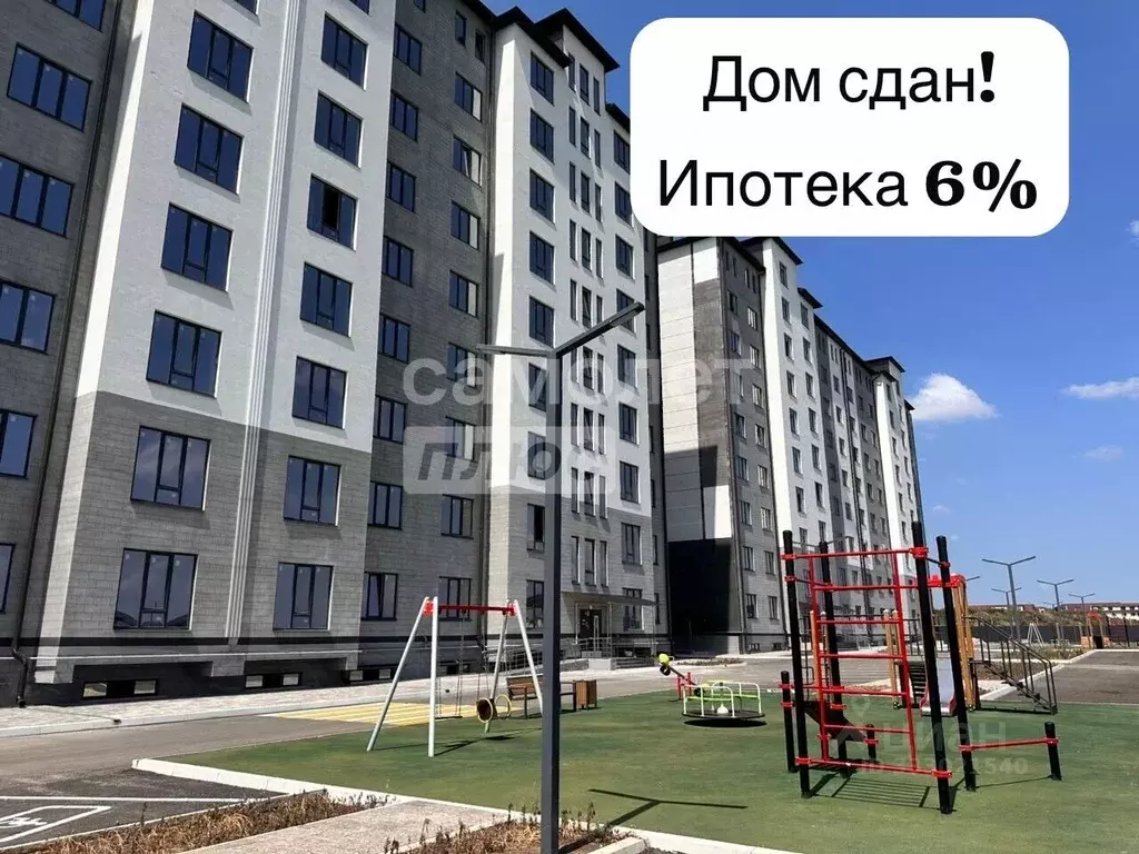 1-к кв. Кабардино-Балкария, Чегем ул. Имени М.В. Сижажева, 8 (49.0 м) - Фото 1