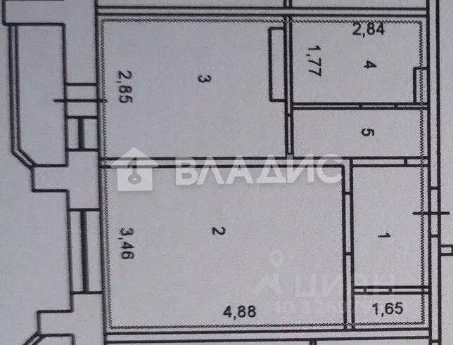 1-к кв. Владимирская область, Владимир ул. Горького, 133А (40.5 м) - Фото 1