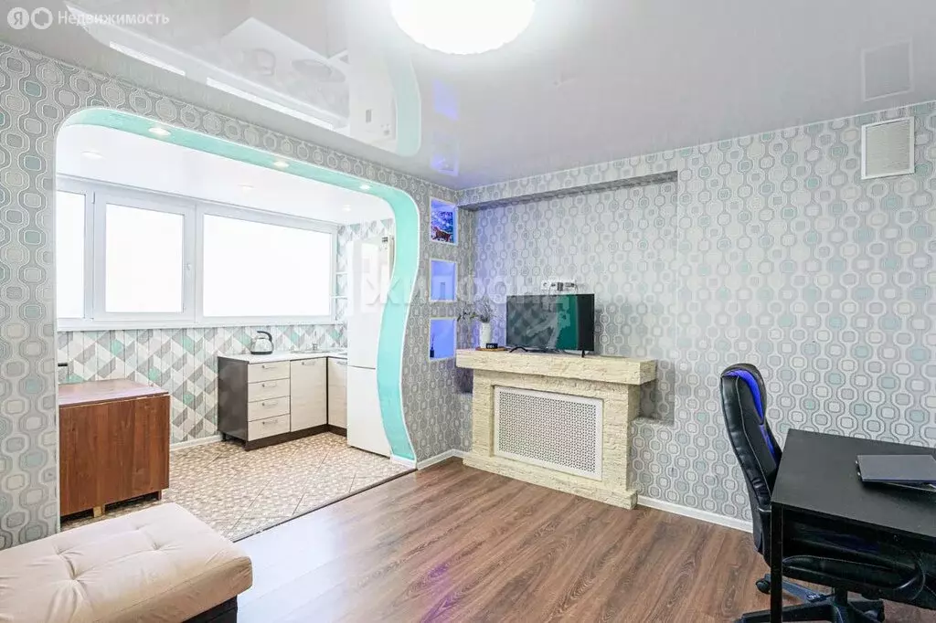 Квартира-студия: Новосибирск, Вилюйская улица, 3 (37 м) - Фото 1