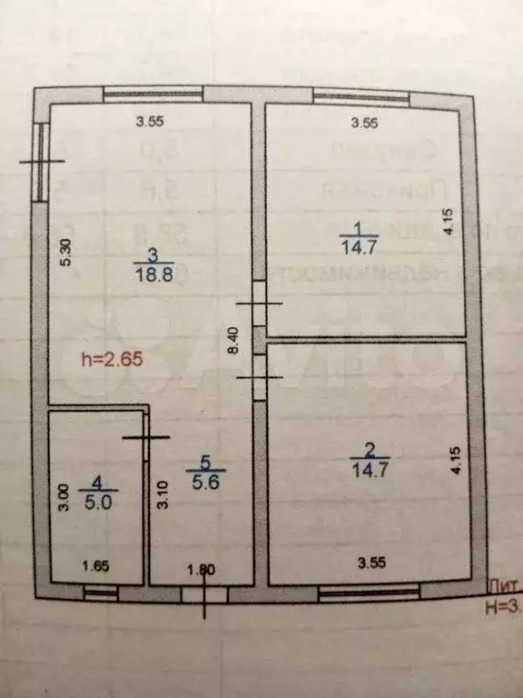Дом 62 м на участке 4,5 сот. - Фото 1