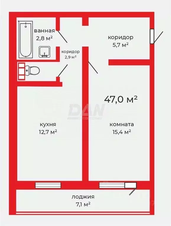 1-к кв. челябинская область, челябинск ул. 2-я эльтонская, 56 (40.0 м) - Фото 1