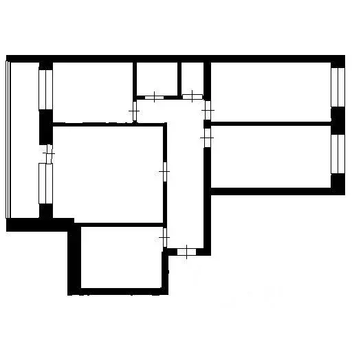 Квартира, 4 комнаты, 72 м - Фото 2