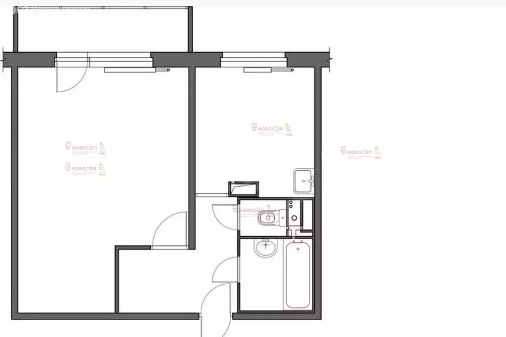 1-комнатная квартира: Екатеринбург, улица Культуры, 10 (44 м) - Фото 1