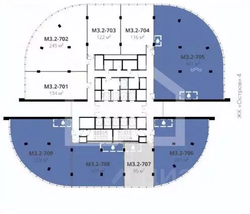Помещение свободного назначения в Москва ул. Нижние Мневники, 1 (221 ... - Фото 2