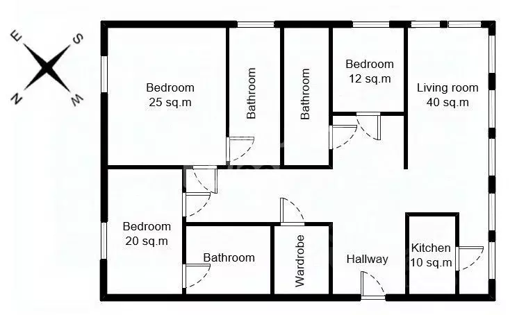 3-к кв. Москва Староконюшенный пер., 36С2 (180.0 м) - Фото 2