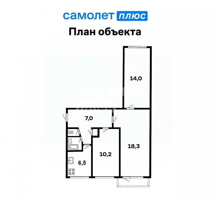 3-к кв. Свердловская область, Березовский Театральная ул., 28 (59.5 м) - Фото 1