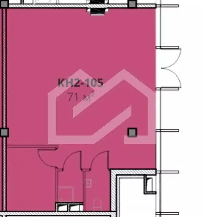 Торговая площадь в Москва ул. Гастелло, 30 (71 м) - Фото 2