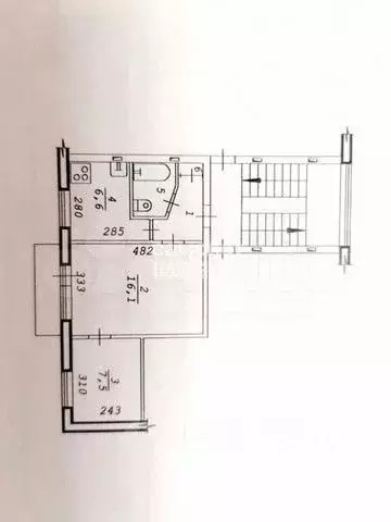 2-к кв. Новосибирская область, Новосибирск Кубовая ул., 103 (36.46 м) - Фото 1