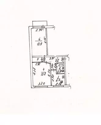 2-к кв. Татарстан, Нижнекамск Тукая ул., 40 (43.9 м) - Фото 2