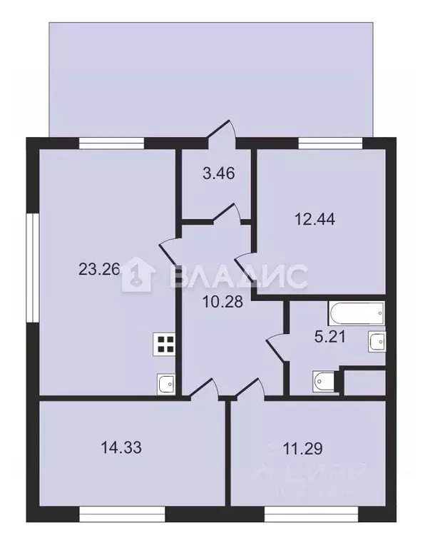 Дом в Ленинградская область, Всеволожский район, Лесколовское с/пос, ... - Фото 2