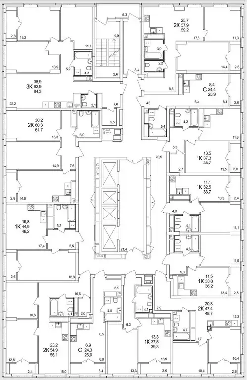 1-к кв. Нижегородская область, Нижний Новгород д. Анкудиновка, КМ ... - Фото 1