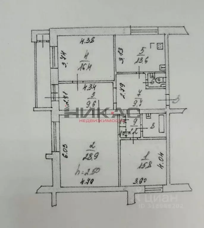 3-к кв. Ярославская область, Ярославль ул. Салтыкова-Щедрина, 38 ... - Фото 2
