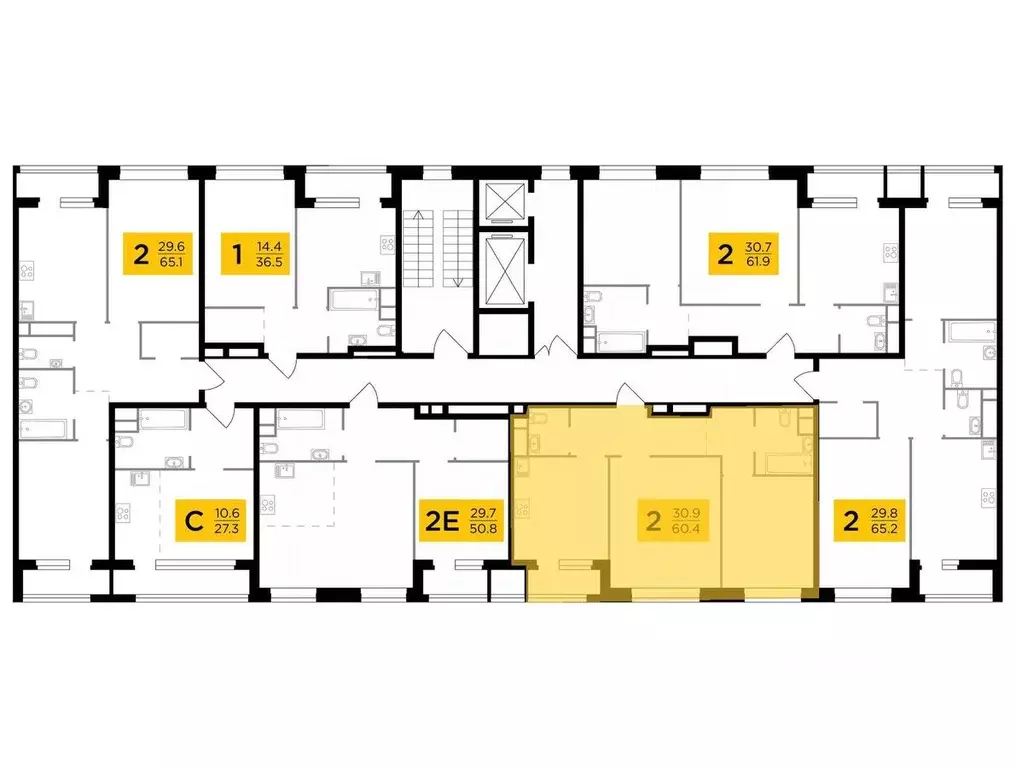 2-к кв. Москва Филатов Луг жилой комплекс, к6 (60.4 м) - Фото 0