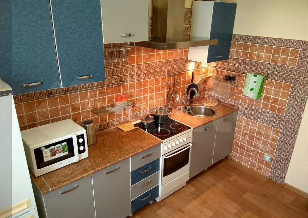 1-к. квартира, 44 м, 7/15 эт. - Фото 1