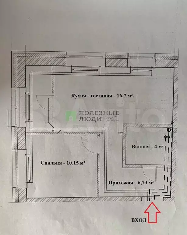 2-к. квартира, 40,6 м, 6/7 эт. - Фото 0