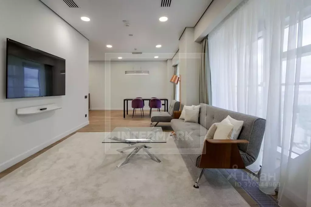 2-к кв. Москва 1-й Красногвардейский проезд, 15 (98.0 м) - Фото 1