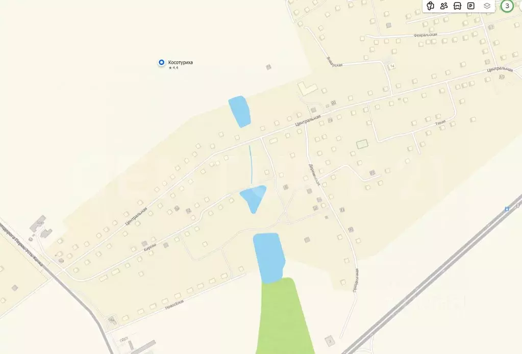 Участок в Пермский край, Пермский муниципальный округ, д. Косотуриха ... - Фото 1