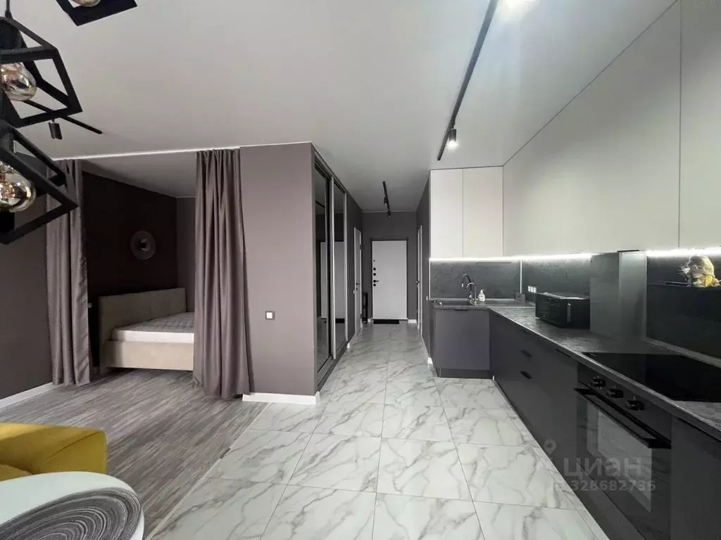 Студия Ивановская область, Иваново Крутицкая ул., 7 (47.0 м) - Фото 1