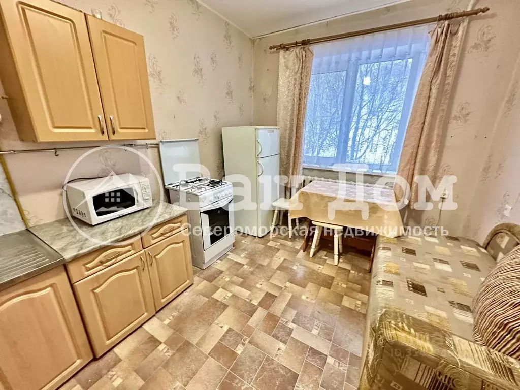 1-к кв. Мурманская область, Североморск ул. Душенова, 8/7 (35.1 м) - Фото 0