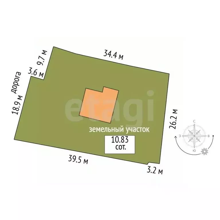 Дом в Мордовия, Чамзинка рп ул. Карла Маркса, 8 (59 м) - Фото 2