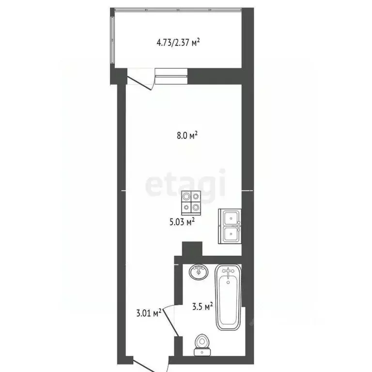 Студия Ростовская область, Ростов-на-Дону Привокзальная ул., 3/1 ... - Фото 2