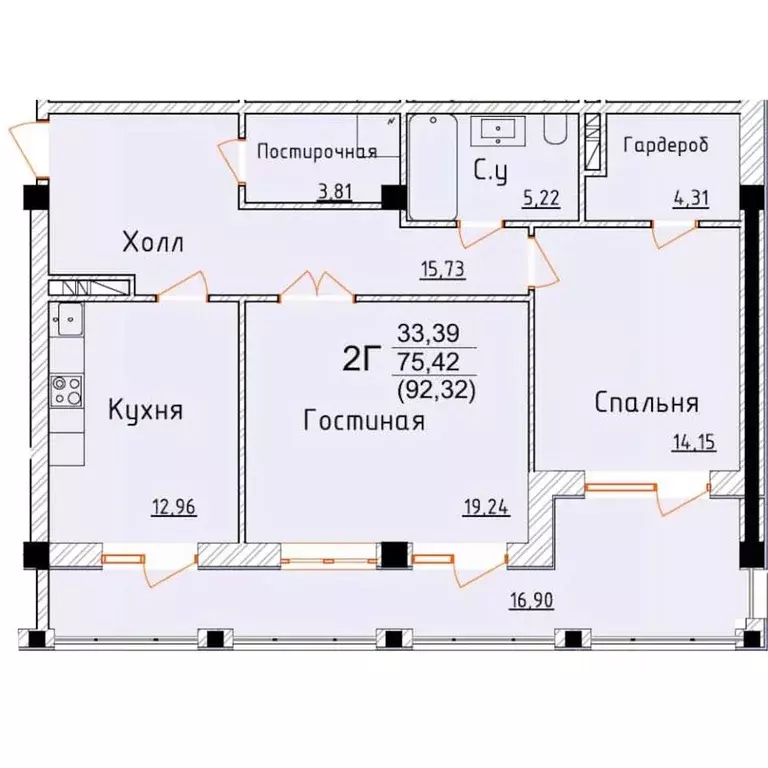 2-к кв. Дагестан, Дербент ул. Графа Воронцова, 80 (92.32 м) - Фото 0