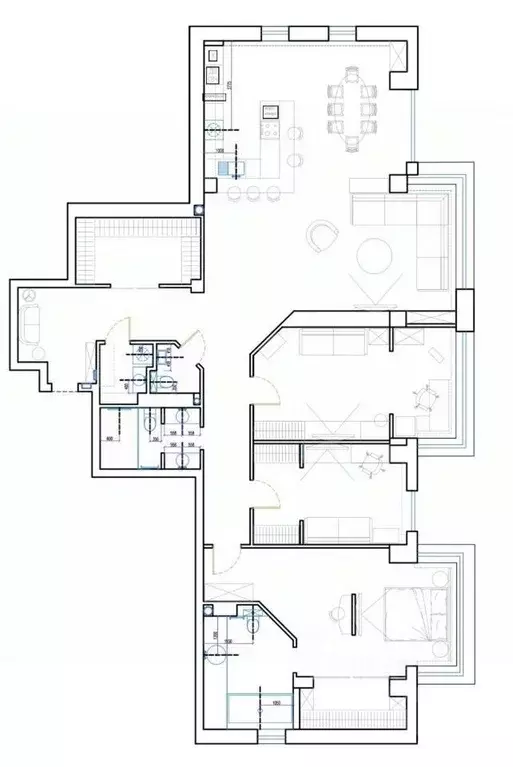 4-к кв. Ростовская область, Ростов-на-Дону, Нахичевань ул. Каяни, 9В ... - Фото 2