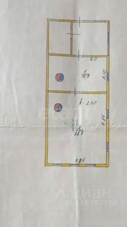 Дом в Саратовская область, Красноармейск Московская ул., 15 (43 м) - Фото 1