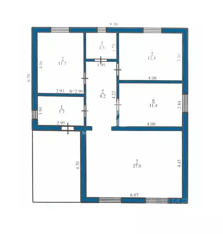 Дом в Новосибирская область, Каргат Промышленная ул., 51 (100 м) - Фото 2