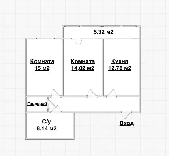2-к кв. Самарская область, Самара просека 5-я, 133 (65.0 м) - Фото 2