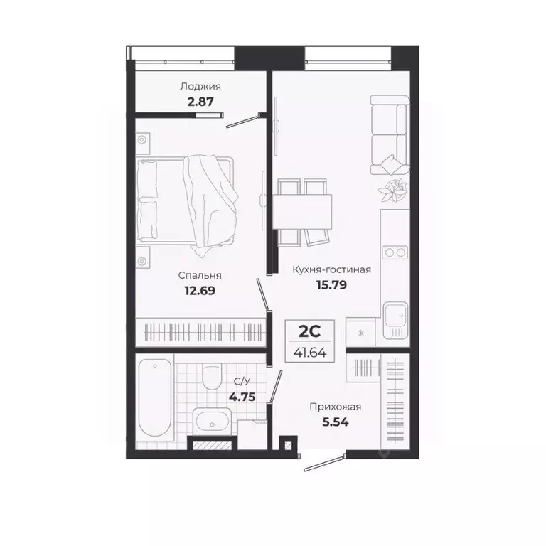 2-к кв. Новосибирская область, Новосибирск Лесоперевалка мкр, Ясный ... - Фото 0