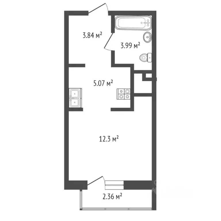 Студия Тюменская область, Тюмень ул. Героев Сталинградской битвы, 5 ... - Фото 2