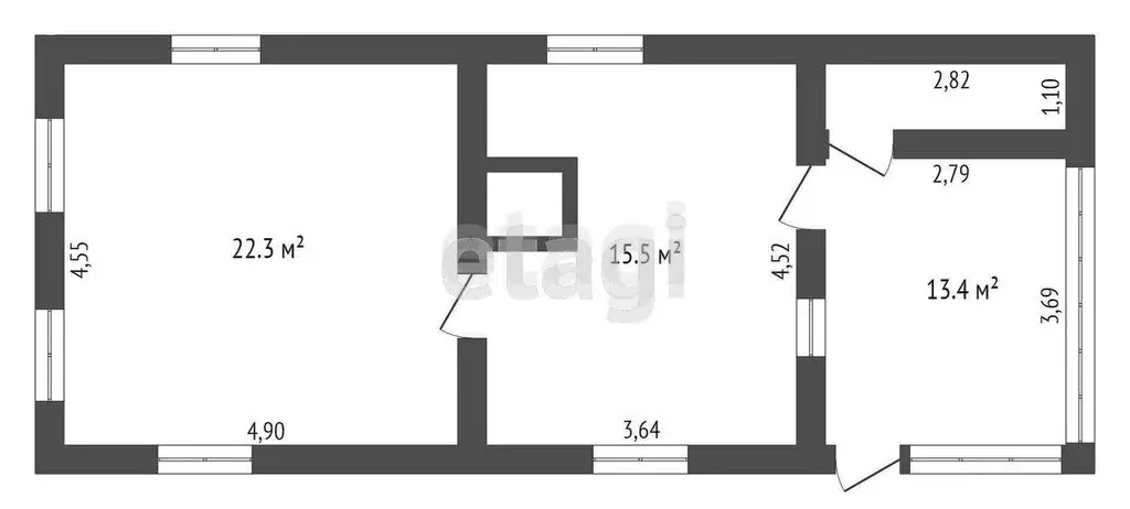 Дом в Чита, Кутузовский проезд (37.8 м) - Фото 1