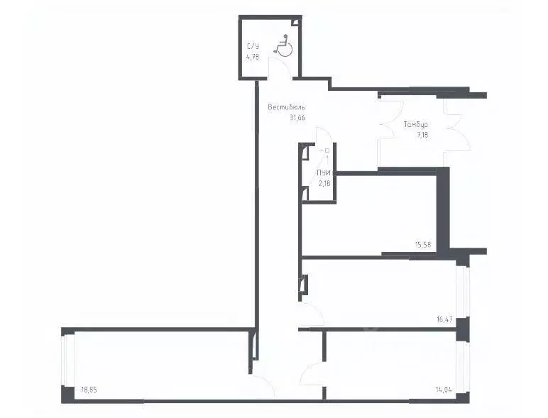 Помещение свободного назначения в Санкт-Петербург, Санкт-Петербург, ... - Фото 1