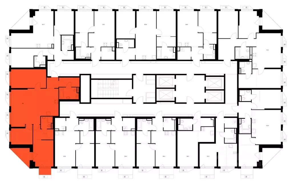 3-к кв. Москва Алтуфьевское 53 жилой комплекс, 1.1 (90.0 м) - Фото 2