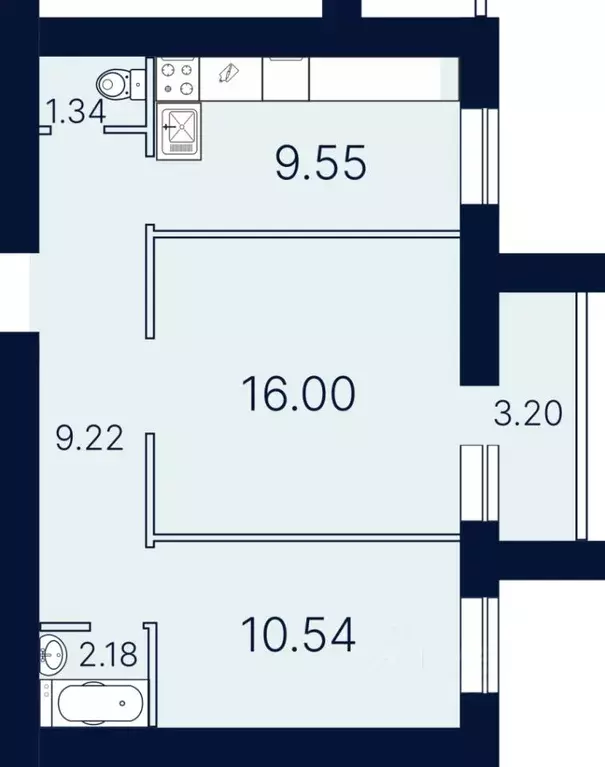 2-к кв. Саратовская область, Саратов проезд Ново-Крекингский, 6А ... - Фото 0