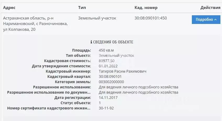 Участок в Астраханская область, Наримановский район, с. Разночиновка ... - Фото 2