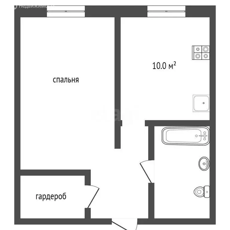 1-комнатная квартира: Реутов, Транспортная улица, 29 (32.7 м) - Фото 0