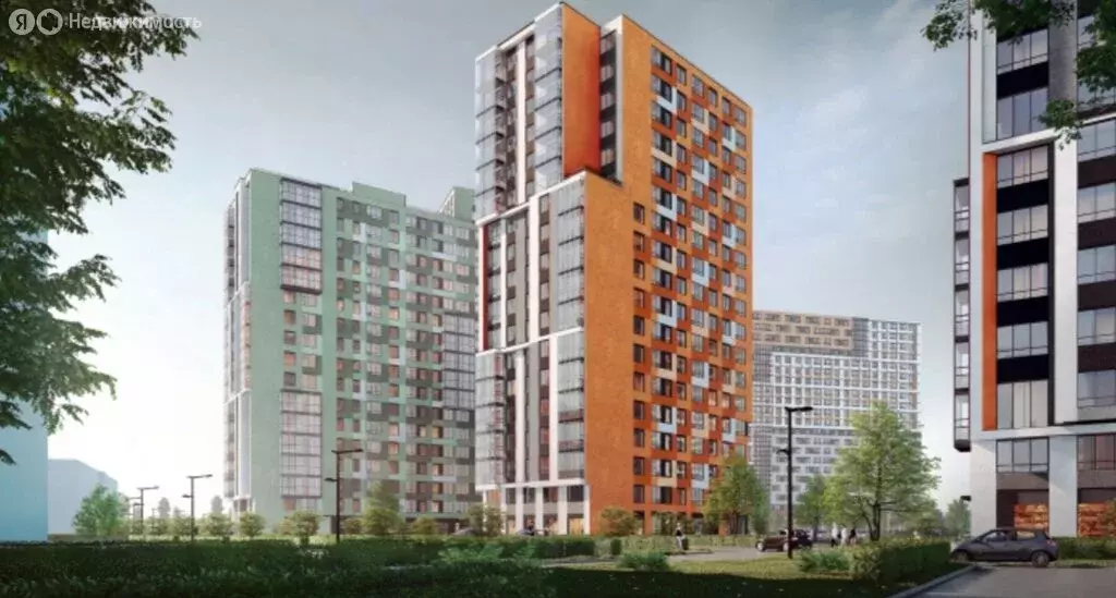 1-комнатная квартира: деревня Новосаратовка, улица Первых, 2к3 (64 м) - Фото 1