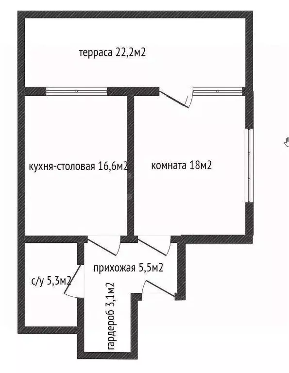 1-к кв. Краснодарский край, Геленджик ул. Мира, 44лит4 (48.3 м) - Фото 1