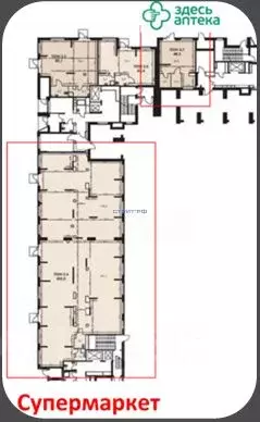 Помещение свободного назначения в Москва 1-й Ясеневский жилой ... - Фото 2