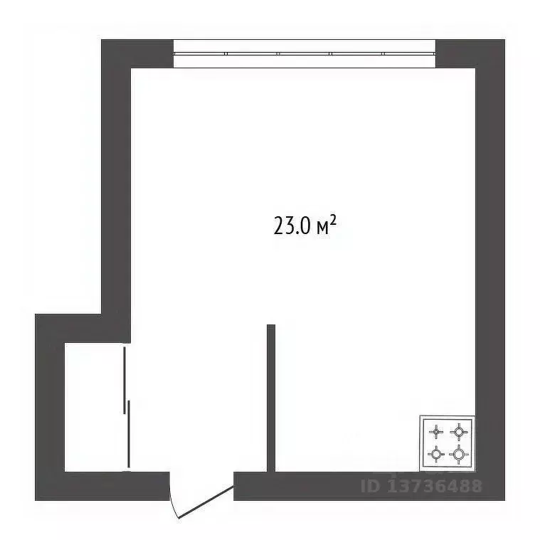 Комната Амурская область, Благовещенск Широкая ул., 53 (23.0 м) - Фото 1